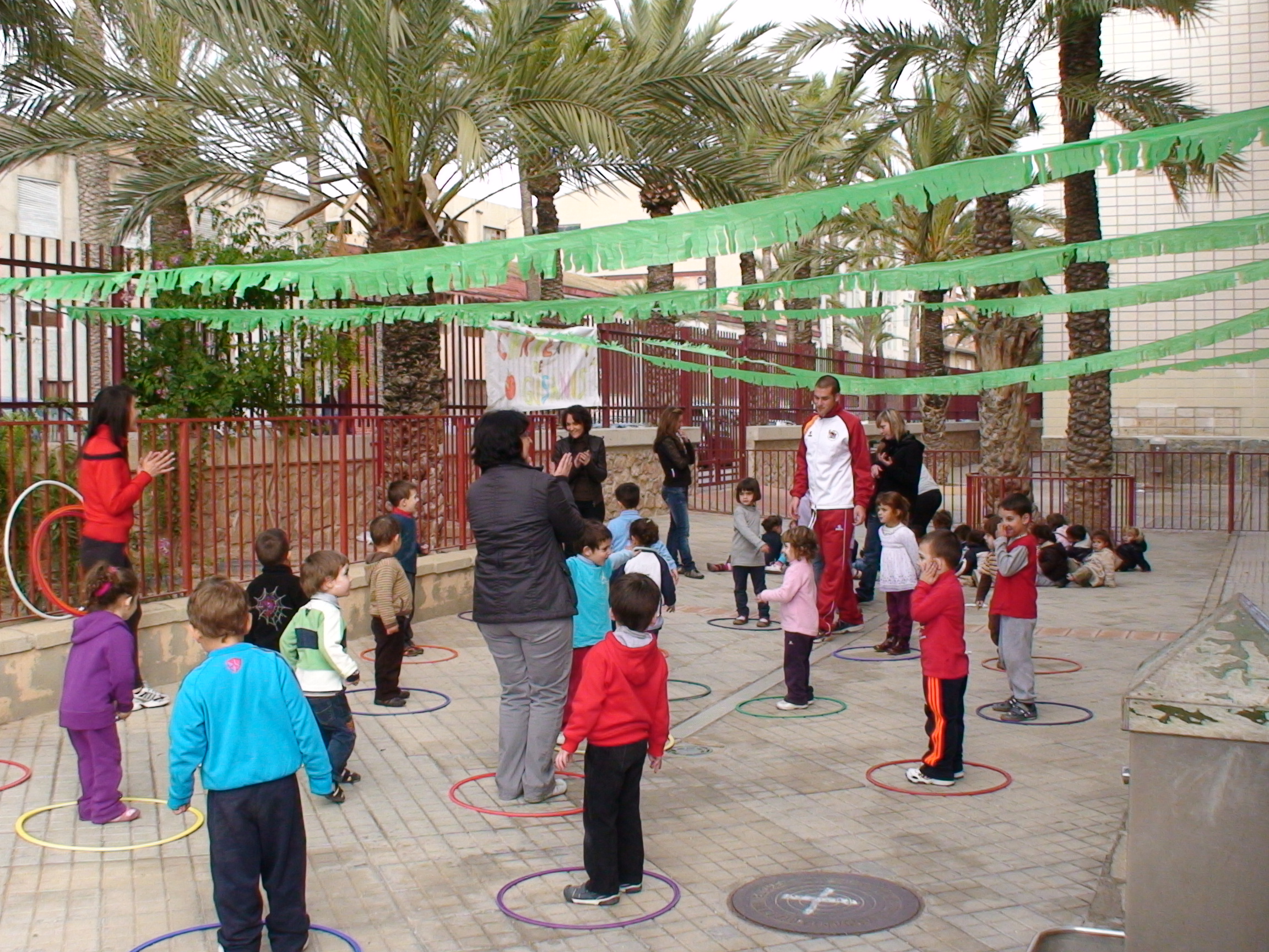 Participación en festivl de juegos infantil